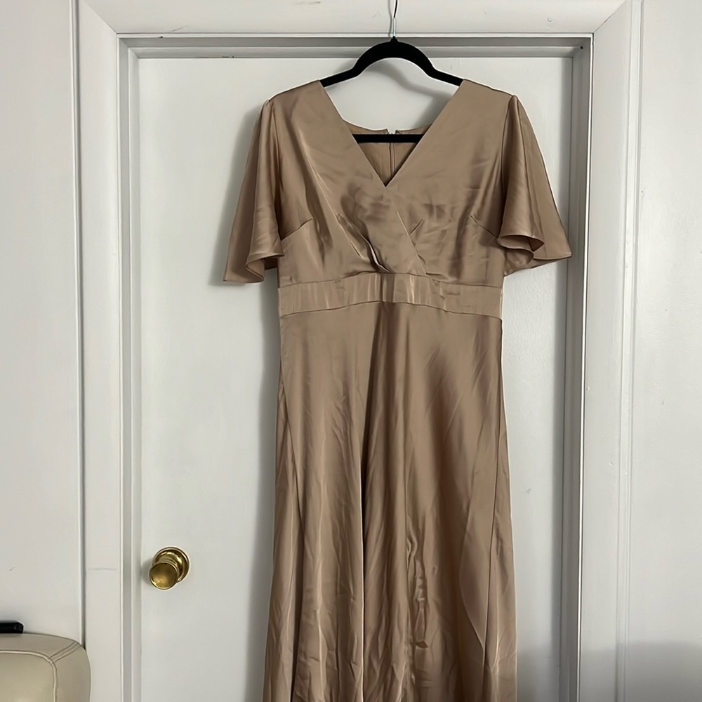Champagne Bridesmaid Dress